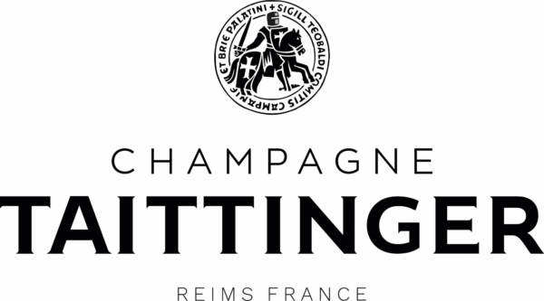 Champagne Taittinger logo.
