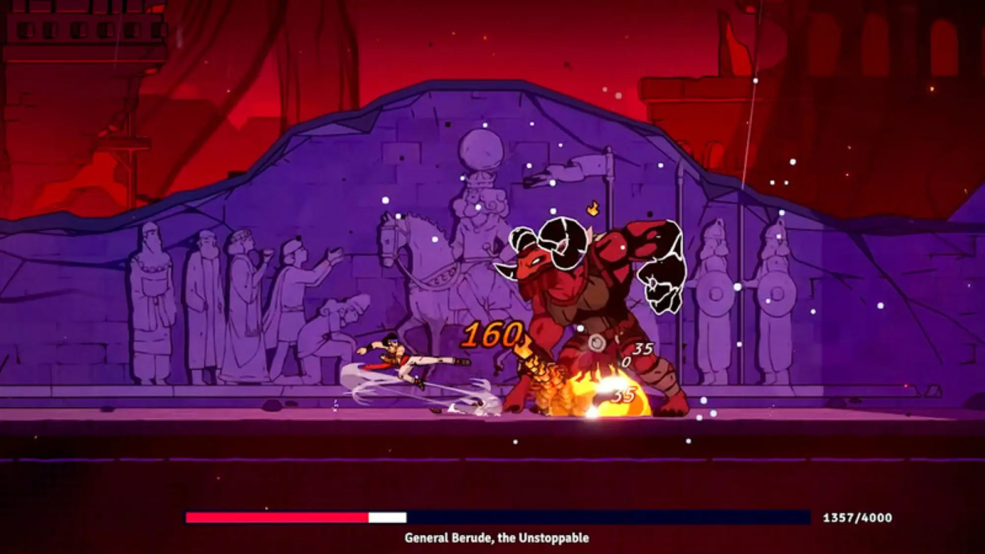 A screengrab from the game The Rogue Prince of Persia.